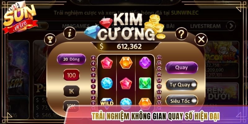 Trải nghiệm không gian quay số hiện đại
