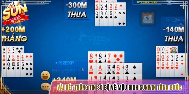 Vài nét thông tin sơ bộ về Mậu Binh Sunwin từng bước