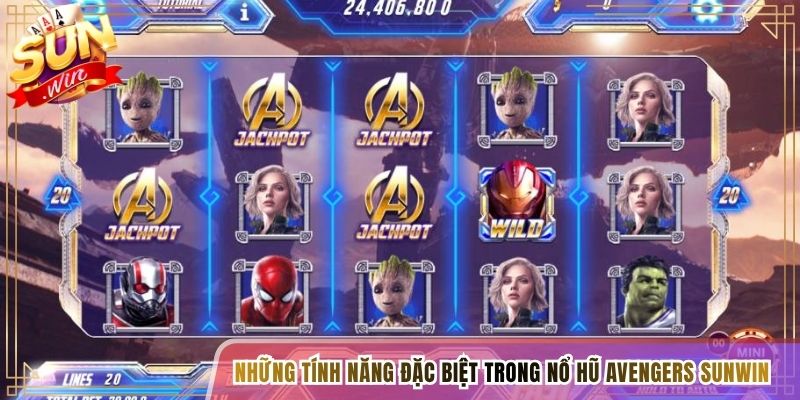 Những tính năng đặc biệt trong game Nổ hũ Avengers Sunwin 