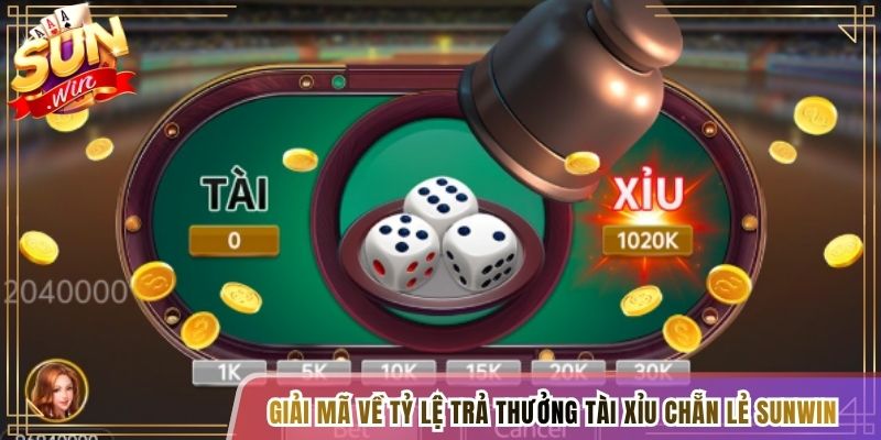 Giải mã về tỷ lệ trả thưởng trong Tài Xỉu chẵn lẻ Sunwin